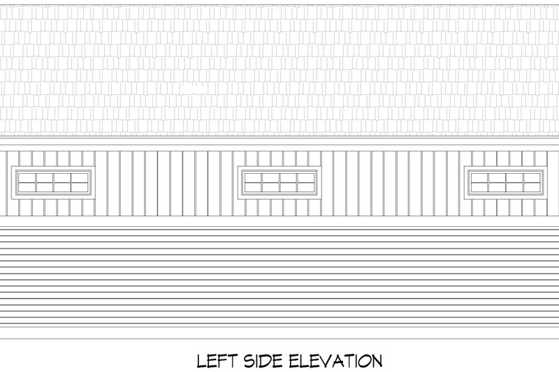 Dream House Plan - Exterior - Other Elevation for Farmhouse House Plan #932-1050, 0 bath