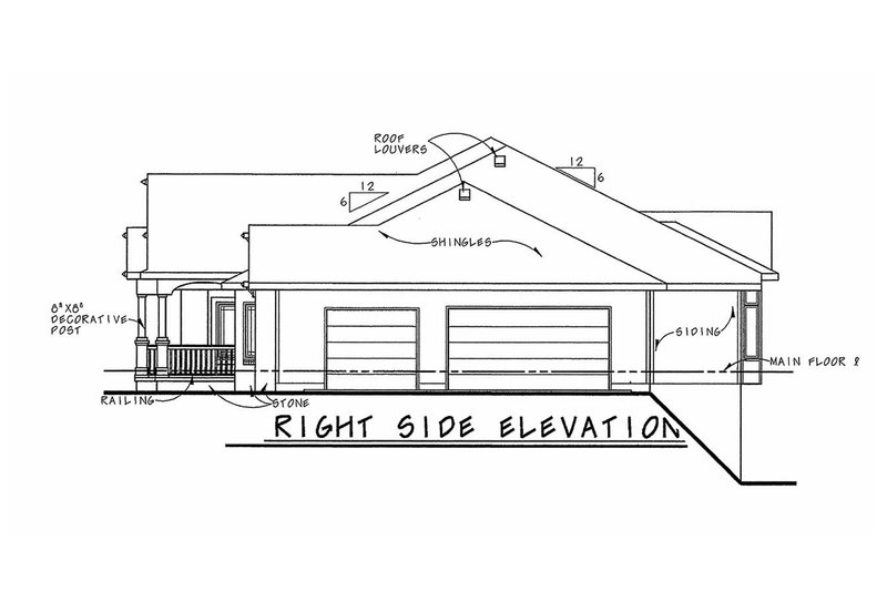 Dream House Plan - Exterior - Other Elevation 1 for European House Plan #20-1820 - 3 bed, 4 bath