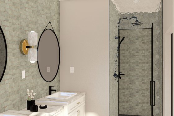 Interior - Master Bathroom for Farmhouse House Plan #455-207 - 4 bed, 3.5 bath