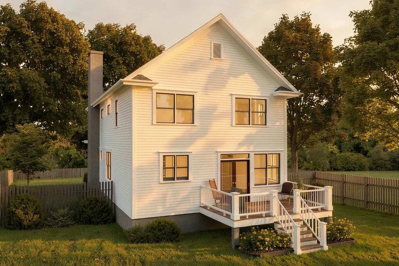 Dream House Plan - Exterior - Other Elevation for Farmhouse House Plan #79-263 - 3 bed, 2.5 bath