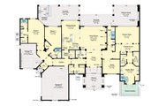 Modern Style House Plan - 3 Beds 4 Baths 3884 Sq/Ft Plan #930-518 