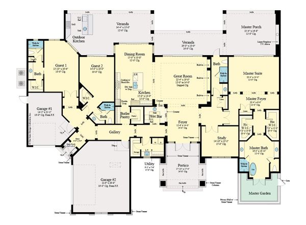 House Blueprint - Modern Floor Plan - Main Floor Plan #930-518