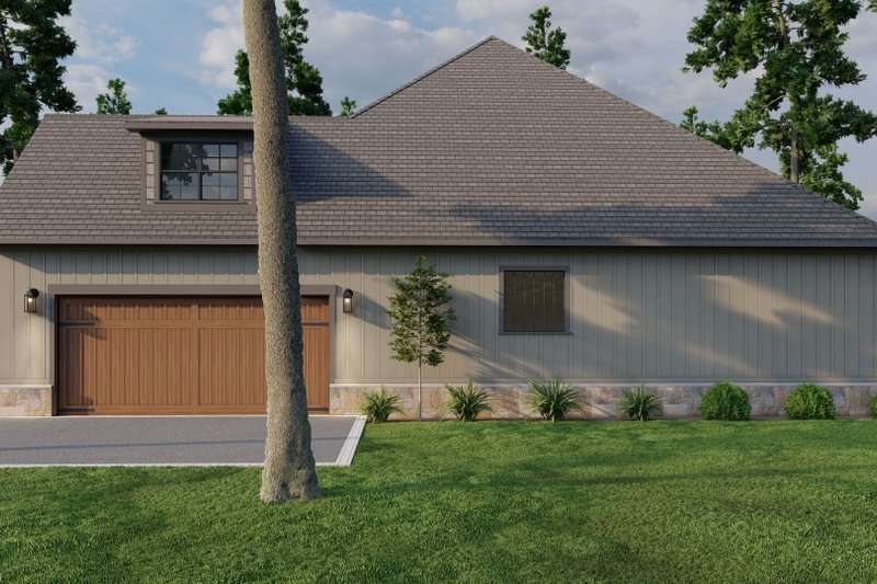 Home Plan - Exterior - Other Elevation 1 for Ranch House Plan #923-75 - 4 bed, 3 bath