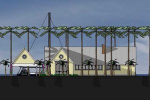 Modern Exterior - Front Elevation Plan #481-2