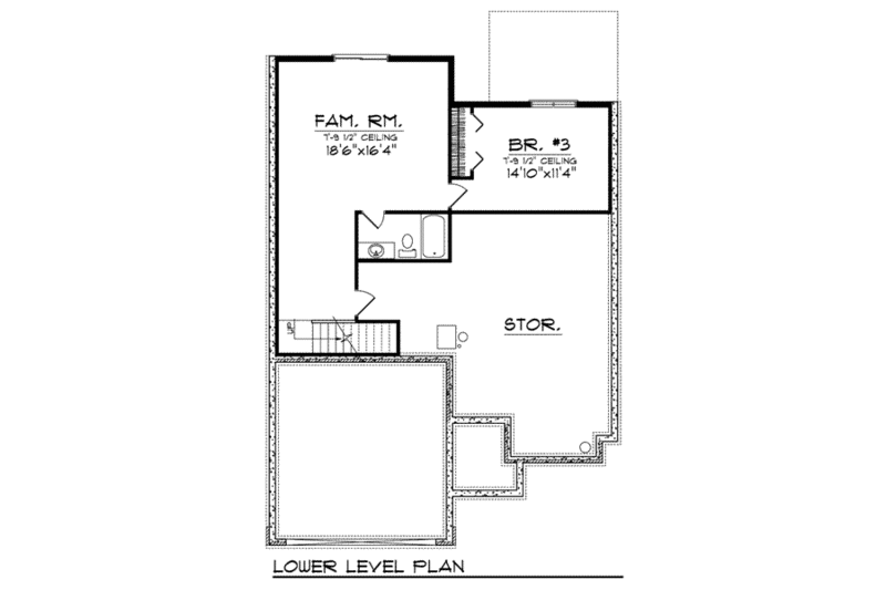 Ranch Style House Plan - 3 Beds 3 Baths 2049 Sq/Ft Plan #70-812 ...