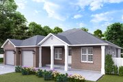 Traditional Style House Plan - 1 Beds 1.5 Baths 2259 Sq/Ft Plan #1060-367 