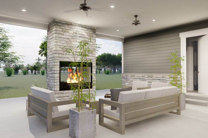 Architectural House Design - Exterior - Outdoor Living for Traditional House Plan #1060-76 - 1 bed, 2.5 bath