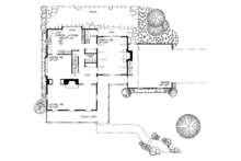 Architectural House Design - Colonial Floor Plan - Main Floor Plan #72-773