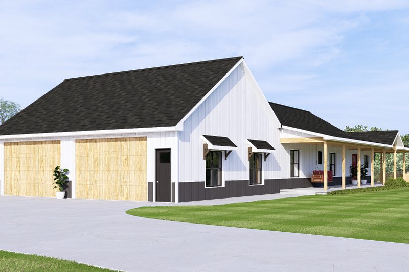 Home Plan - Exterior - Other Elevation for Barndominium House Plan #1064-473 - 3 bed, 3.5 bath