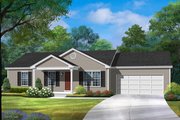 Ranch Style House Plan - 3 Beds 2 Baths 1158 Sq/Ft Plan #22-576 