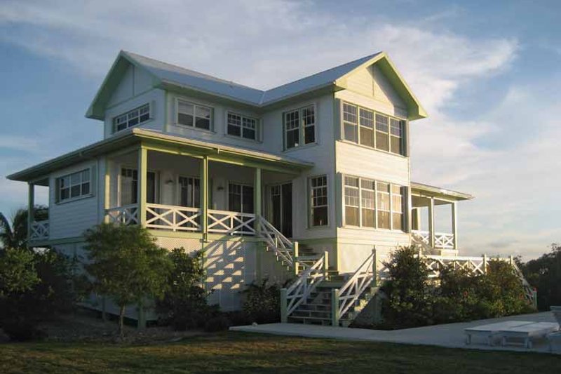 Architectural House Design - Exterior - Rear Elevation for Country House Plan #928-57 - 4 bed, 4.5 bath