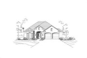Cottage Style House Plan - 3 Beds 2 Baths 1832 Sq/Ft Plan #411-382 