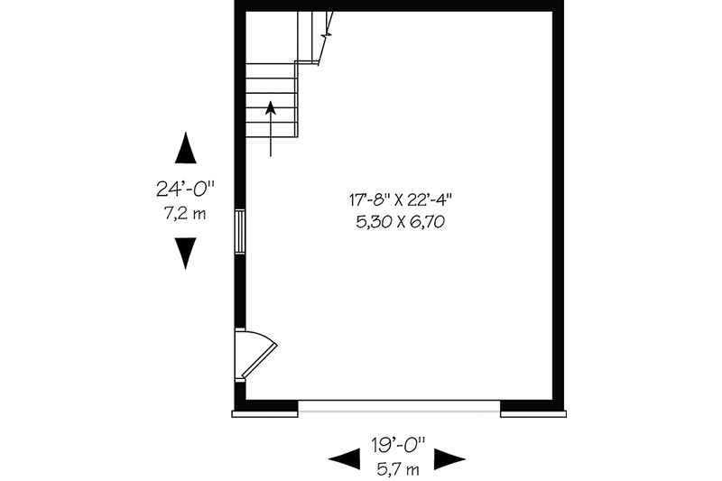 House Design - Floor Plan - Main Floor House Plan #23-2451, 0 bath