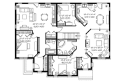 Craftsman Style House Plan - 3 Beds 2 Baths 2020 Sq/Ft Plan #23-2394 