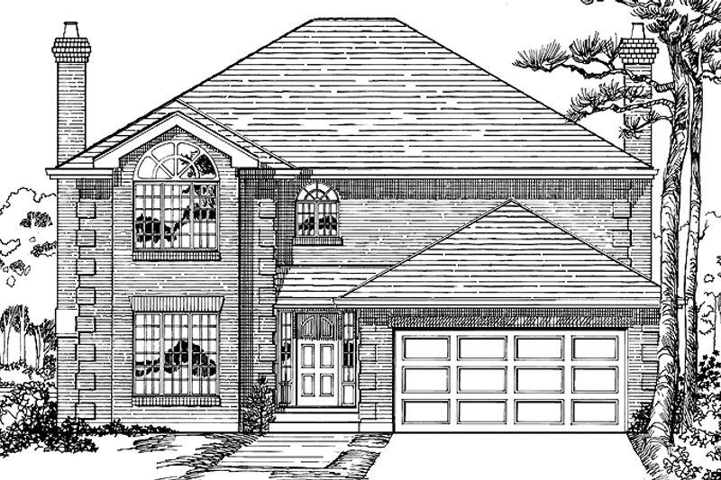 Dream House Plan - Exterior - Front Elevation 3 for Traditional House Plan #47-973 - 4 bed, 2.5 bath