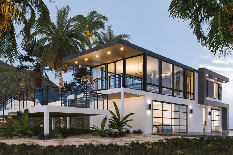 Dream House Plan - Exterior - Other Elevation for Modern House Plan #1066-301 - 1 bed, 1.5 bath