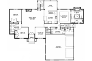 European Style House Plan - 4 Beds 4.5 Baths 5286 Sq/Ft Plan #1064-1 