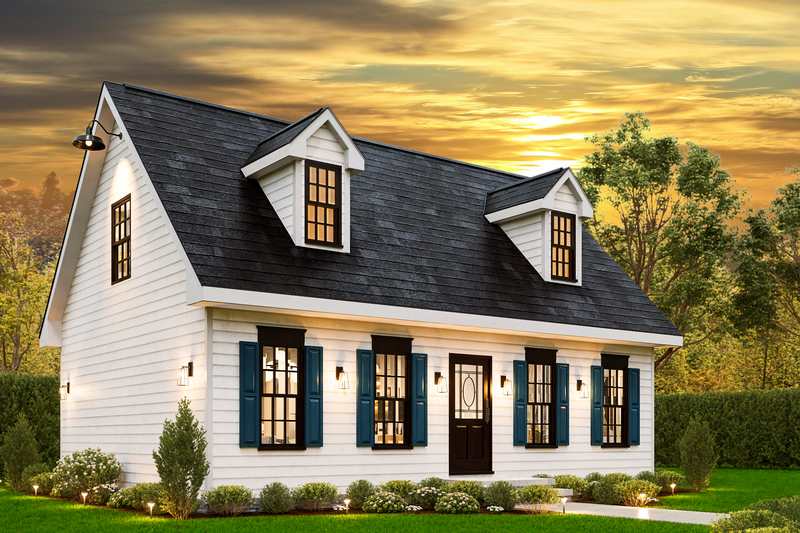 House Plan Design - Exterior - Front Elevation 4 for Traditional House Plan #54-634 - 3 bed, 2 bath