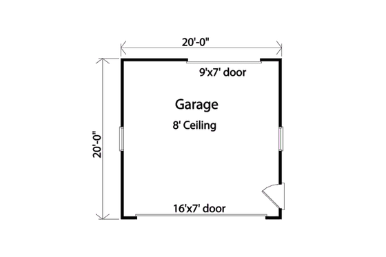 Floor Plan - Main Floor for Traditional House Plan #22-558, 0 bath
