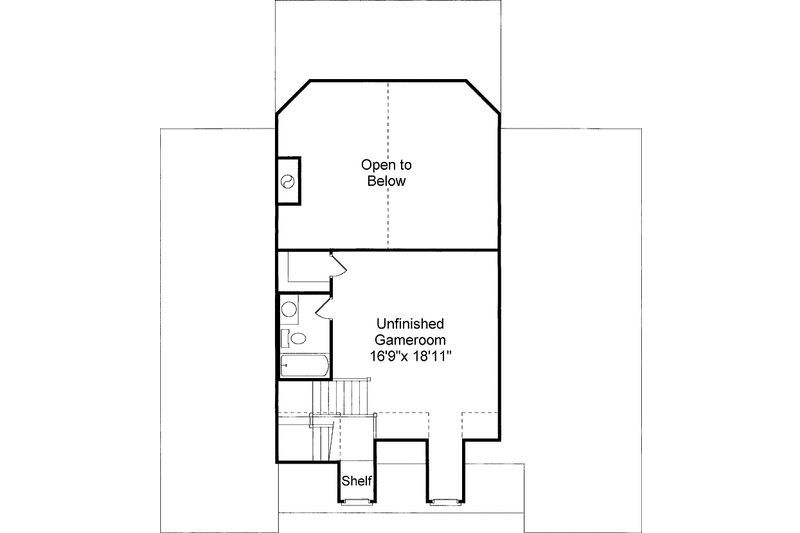 Dream House Plan - Floor Plan - Upper Floor for Country House Plan #37-244 - 4 bed, 2 bath