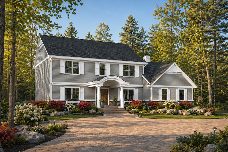 Home Plan - Exterior - Front Elevation 3 for Traditional House Plan #928-68 - 4 bed, 2.5 bath