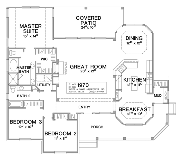 Home Plan - Country Floor Plan - Main Floor Plan #472-149
