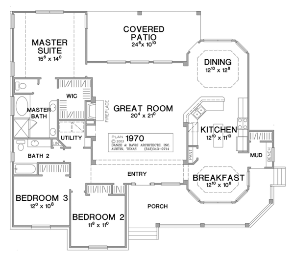 Country Floor Plan - Main Floor Plan #472-149