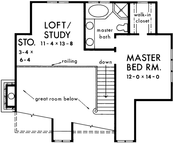 Architectural House Design - Country Floor Plan - Upper Floor Plan #929-115