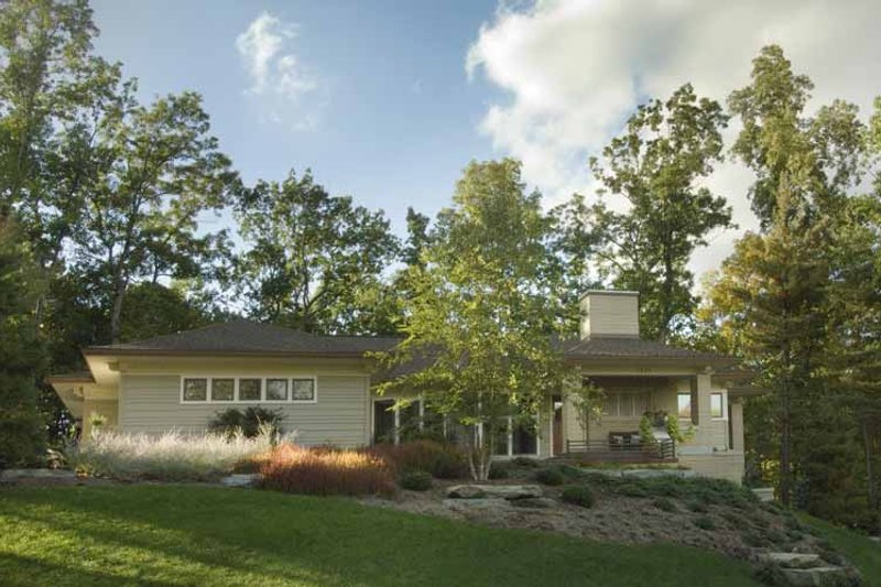 Home Plan - Exterior - Front Elevation 7 for Prairie House Plan #928-50 - 3 bed, 2 bath