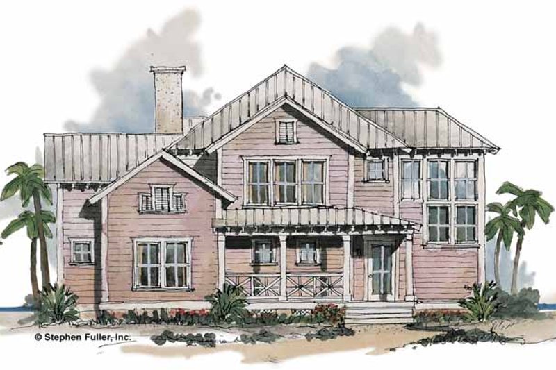 Dream House Plan - Craftsman Exterior - Front Elevation Plan #429-194