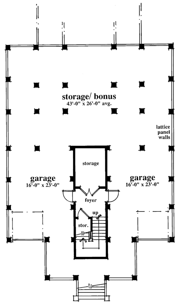 Dream House Plan - Classical Floor Plan - Lower Floor Plan #930-71