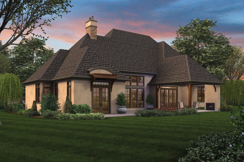 Dream House Plan - Exterior - Rear Elevation 1 for Country House Plan #48-898 - 3 bed, 2.5 bath