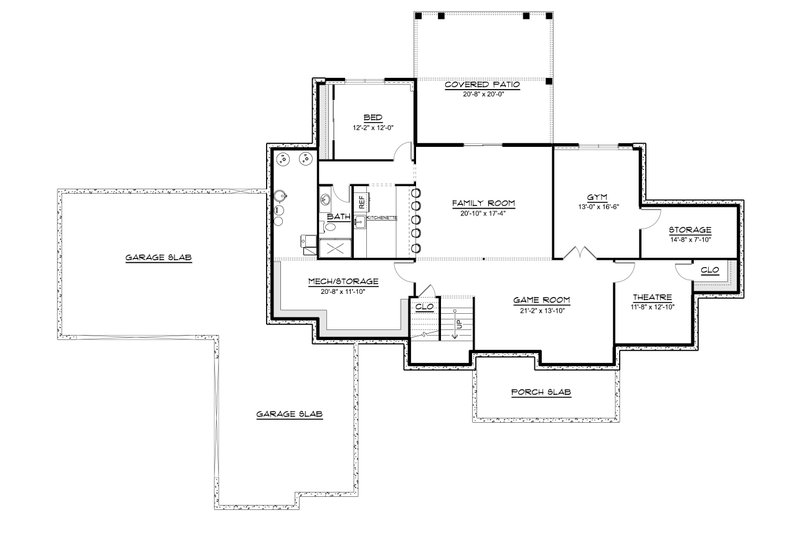 House Design - Floor Plan - Other Floor for Modern House Plan #1064-478 - 5 bed, 3.5 bath