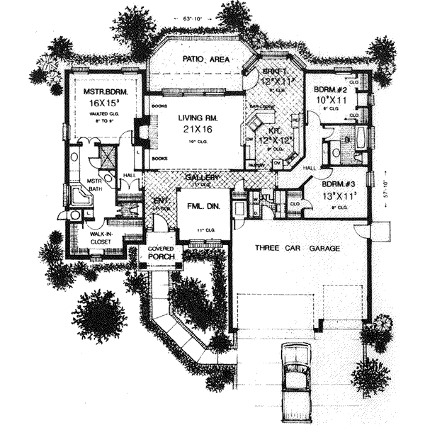 Traditional Floor Plan - Main Floor Plan #310-926