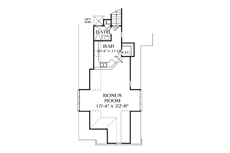 Home Plan - Floor Plan - Other Floor for Mediterranean House Plan #453-365 - 3 bed, 2 bath
