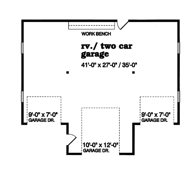 Home Plan - Prairie Floor Plan - Main Floor Plan #47-1073