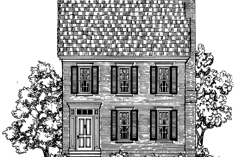 House Blueprint - Classical Exterior - Front Elevation Plan #1047-8