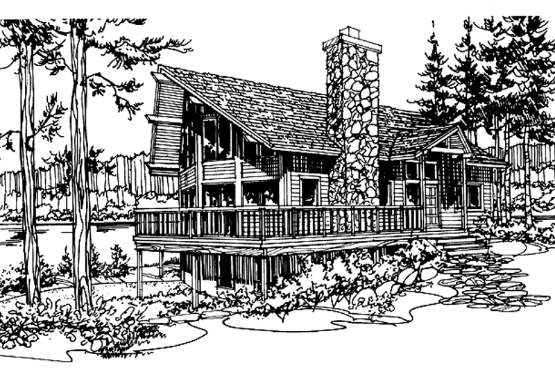 Dream House Plan - Exterior - Front Elevation 3 for Contemporary House Plan #320-819 - 3 bed, 2 bath