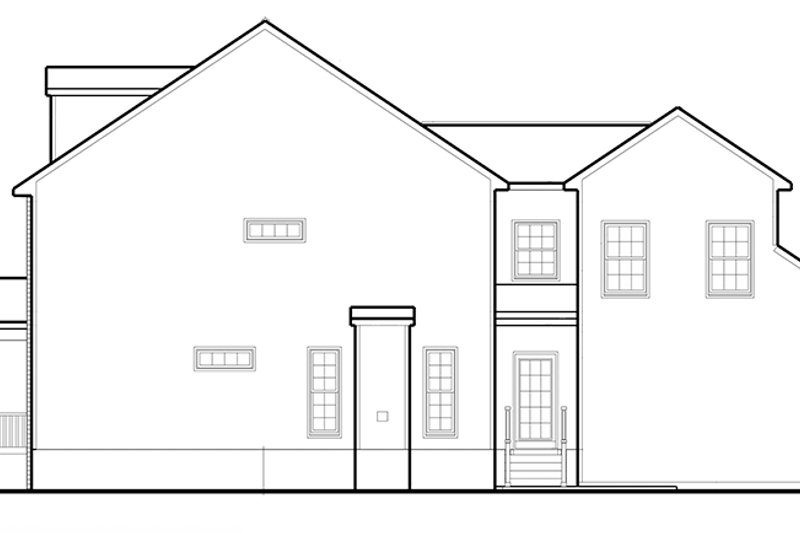 Home Plan - Exterior - Other Elevation for Colonial House Plan #1053-73 - 4 bed, 3 bath