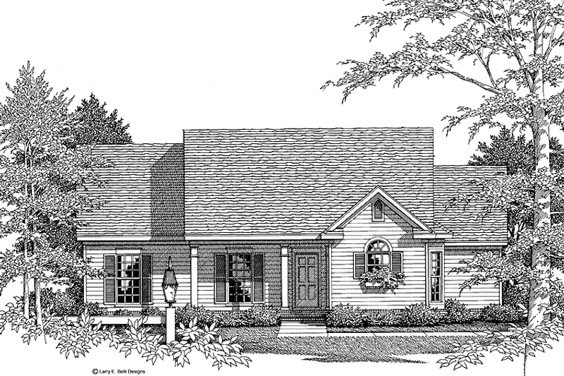 Dream House Plan - Exterior - Front Elevation 3 for Country House Plan #952-228 - 3 bed, 2 bath