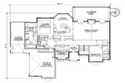 European Style House Plan - 4 Beds 3.5 Baths 2426 Sq/Ft Plan #5-288 