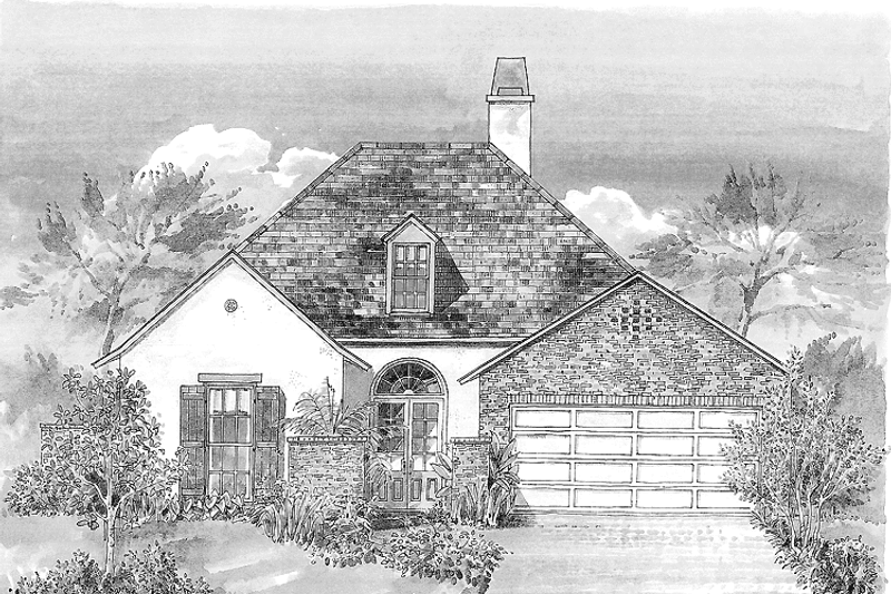 House Design - Country Exterior - Front Elevation Plan #301-148