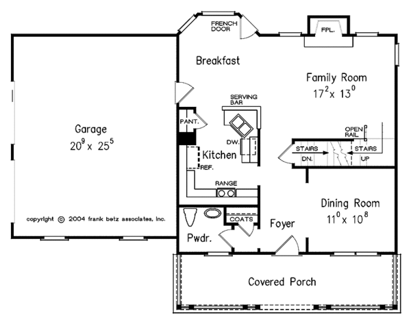 House Design - Country Floor Plan - Main Floor Plan #927-272
