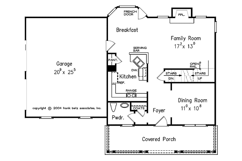 House Plan Design - Floor Plan - Main Floor for Country House Plan #927-272 - 3 bed, 2.5 bath