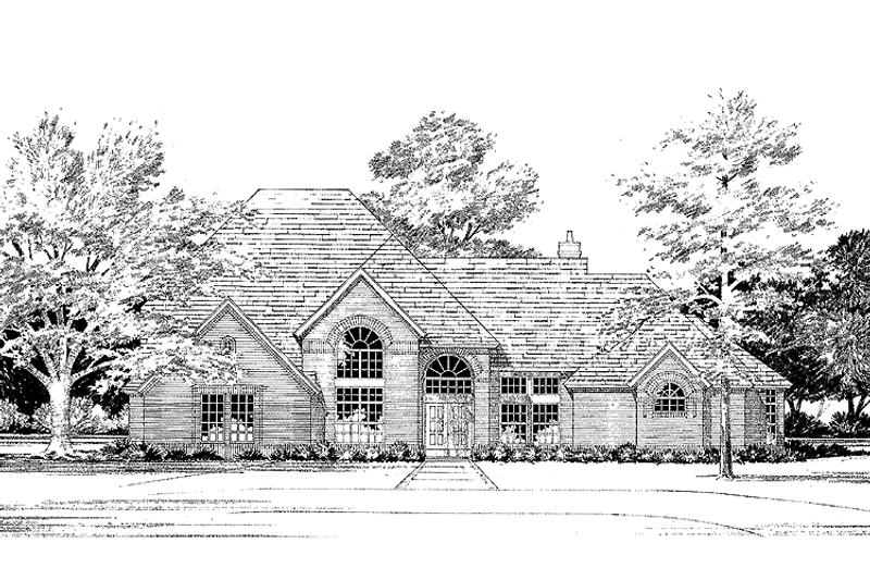 Dream House Plan - Traditional Exterior - Front Elevation Plan #472-196