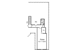 Floor Plan - Other Floor for European House Plan #329-240 - 2 bed, 2 bath