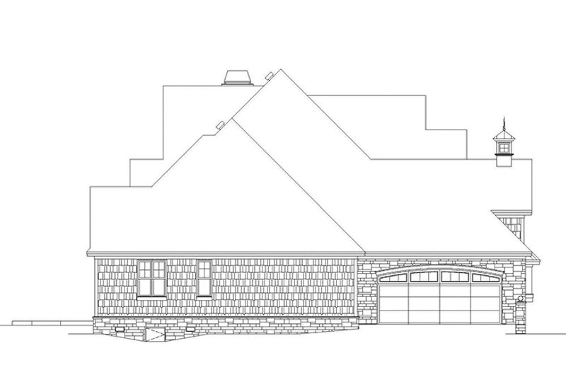 Home Plan - Exterior - Other Elevation for Country House Plan #929-835 - 4 bed, 3.5 bath
