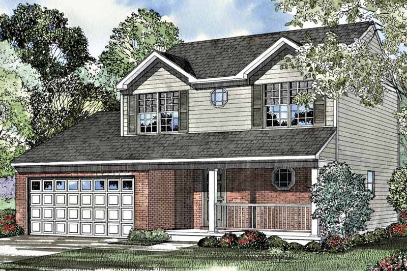 Home Plan - Exterior - Front Elevation 3 for Country House Plan #17-3191 - 3 bed, 2.5 bath