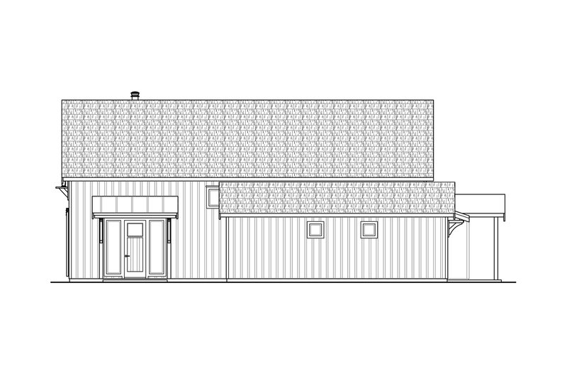 Architectural House Design - Exterior - Other Elevation 1 for Farmhouse House Plan #124-901 - 3 bed, 3 bath