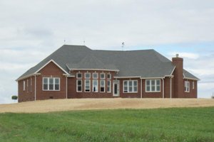 Exterior - Rear Elevation for Country House Plan #927-653 - 3 bed, 2.5 bath